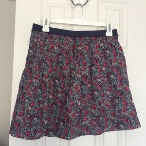 Floral a line skirt